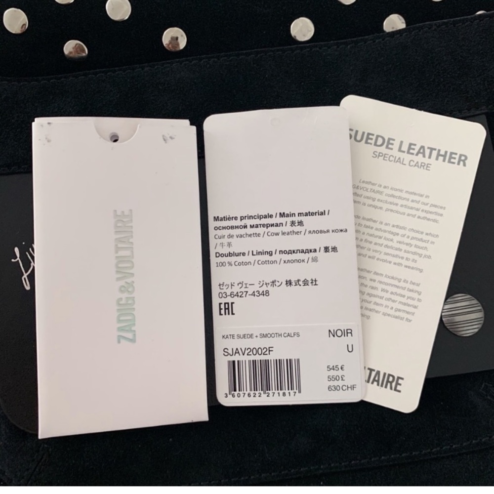 NWT Zadig & Voltaire Kate Bag - Picture 9 of 13